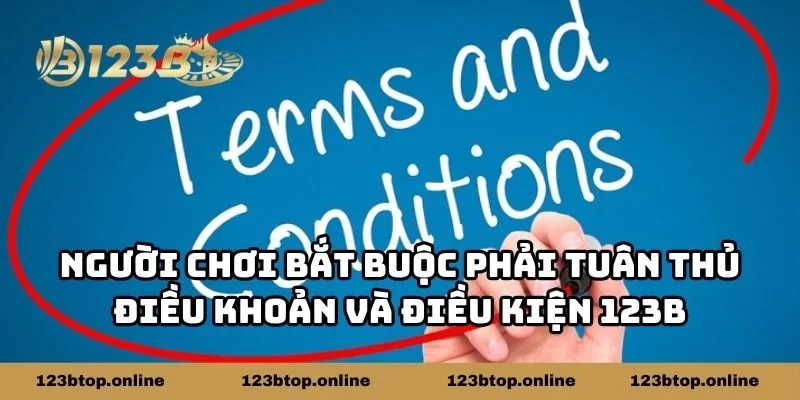 Người chơi bắt buộc phải tuân thủ điều khoản và điều kiện để tránh bị khóa acc